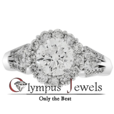 2.34CT G-I1 CERTIFIED DIAMOND ENGAGEMENT RING 18KW